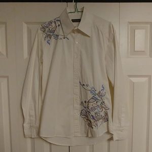 7 Diamonds fitted button up